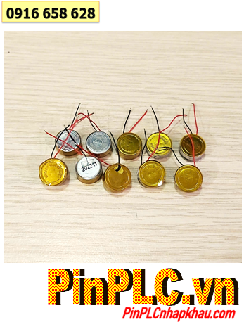 Pin tai nghe Bluetooth MicPower M1040S1 /LIR1040 (chân thép hàn) 3.7v 0.111Wh 30mAh , Nhận thay Pin Bluetooth
